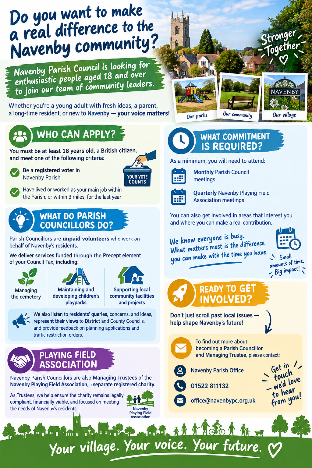 Councillor recruitment poster